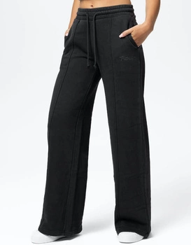 Damskie spodnie PIT BULL Washed LOVIA WIDE LEG WMN dark graphite