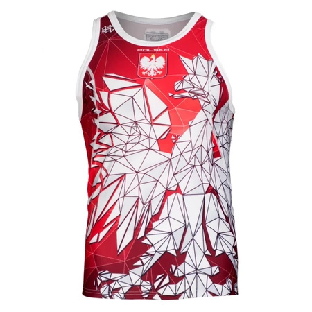 Tank top rashguard EXTREME HOBBY POLSKA czerwony