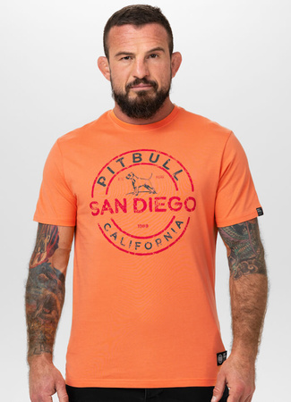 T-shirt PIT BULL SAN DIEGO INS. fluo orange