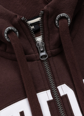 Bluza PIT BULL NORTON bordowa rozpinana