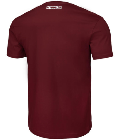 T-shirt PIT BULL HILLTOP 170 (burgundy) bordowy