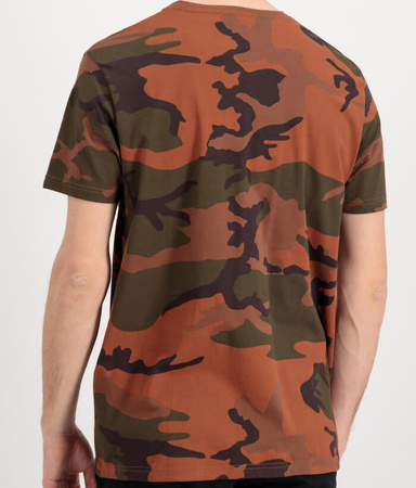 T-shirt ALPHA INDUSTRIES BASIC moro (burned camo)  100501C 681