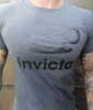 T-shirt INVICTA ORIGINALS szary