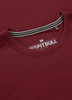 T-shirt PIT BULL SHOT FOR SHOT bordowa