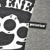 Bluza PRETORIAN PUBLIC ENEMY prosta grafitowa