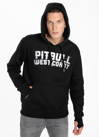 Bluza PIT BULL BLACK DOG czarna kaptur
