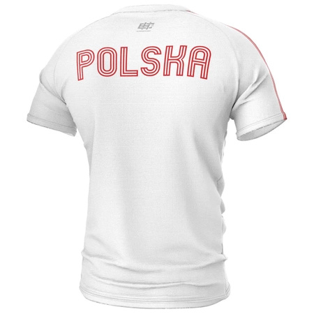 Koszulka techniczna EXTREME HOBBY POLSKA biała
