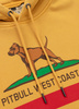 Bluza PIT BULL WASHED CALIFORNIA FLAG washed yellow kaptur