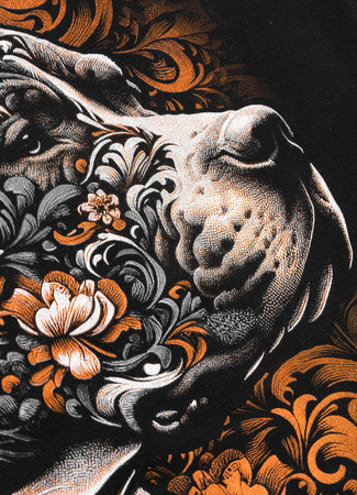 Bluza PIT BULL TATTOO czarna prosta