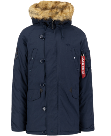 Kurtka parka ALPHA INDUSTRIES EXPLORER granatowa (rep.blue) 193128 07