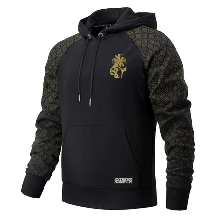 Bluza Hooded EXTREME HOBBY PODRÓŻE WOJOWNIKA LOGO czarna