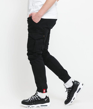 Spodnie ALPHA INDUSTRIES COTTON TWILL JOGGER czarne 116202 03