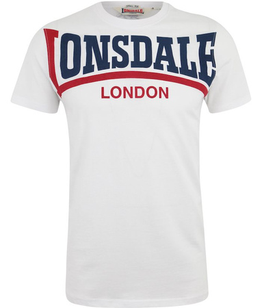 T-shirt LONSDALE CREATON biały