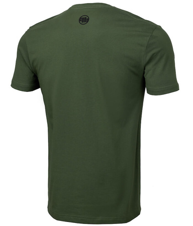 T-shirt PIT BULL SLIM FIT CLASSIC BOXING oliwkowy
