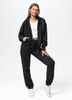 Damska bluza PIT BULL Washed LOVIA WMN dark graphite rozpinana