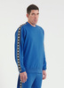 Bluza PIT BULL Tricot Terry TAPE NUGGET niebieska (electric blue) prosta