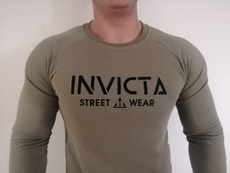 Bluza INVICTA STREETWEAR prosta oliwkowa 