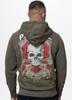Bluza PIT BULL SANTA MUERTE major olive rozpinana