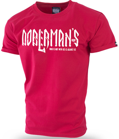 T-shirt DOBERMANS HATCHES TS293 czerwony
