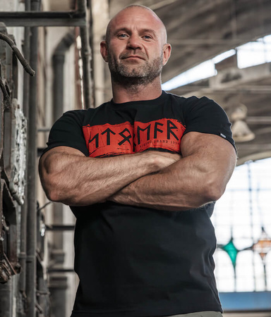T-shirt DOBERMANS STORMER TS387 czarny