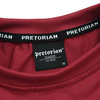 T-shirt PRETORIAN MILITARY LOGO bordowy