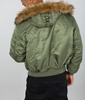 Kurtka ALPHA INDUSTRIES 45P HOODED oliwkowa (sage green) 144103 01