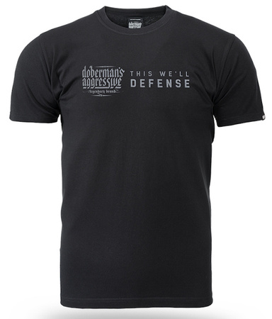 T-shirt DOBERMANS DEFENSE ARMY TS356 czarny