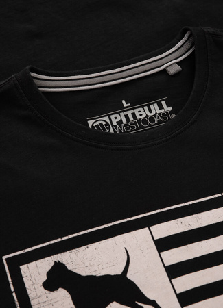 T-shirt PIT BULL PITBULL USA czarny