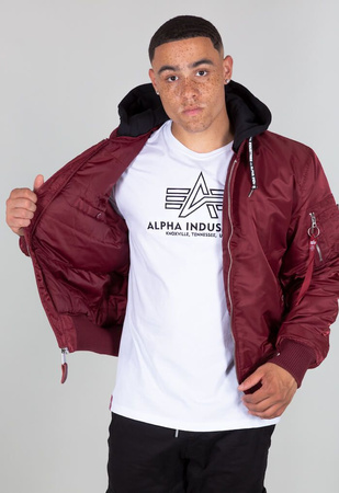 Kurtka ALPHA INDUSTRIES MA-1 ZHP bordowa (burgundy) 118101 184