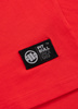 T-shirt PIT BULL SURFING DOG czerwony (fluo red)