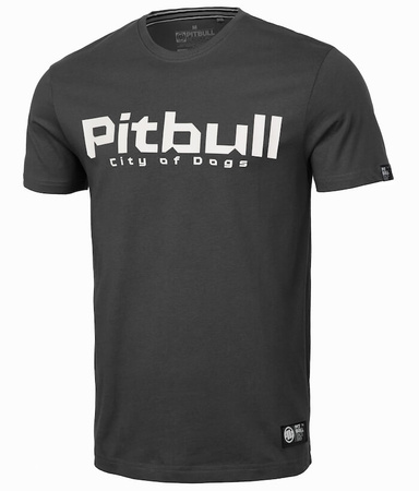 T-shirt PIT BULL CITY OF DOGS grafitowy