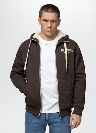 Bluza/kożuch PIT BULL RUFFIN DETROIT dark chocolate rozpinana