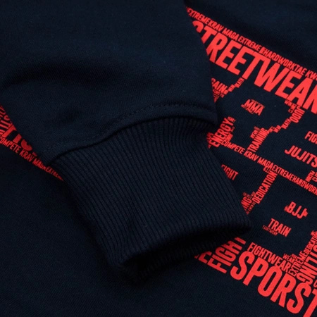 Bluza Crewneck EXTREME HOBBY TYPOGRAPHY czerwony