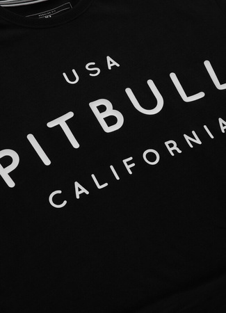 T-shirt PIT BULL Garment Washed USA CAL czarny