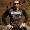Longsleeve Rashguard Mesh Performance PIT BULL WARRIOR XVIII