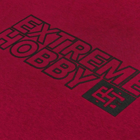 Bluza EXTREME HOBBY BLOCK 2025 kaptur bordowa