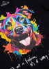 T-shirt damski PIT BULL WATERCOLOR WMN czarny