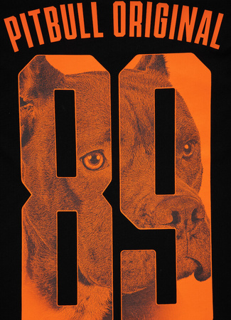 T-shirt PIT BULL EIGHTY NINE DOG czarny