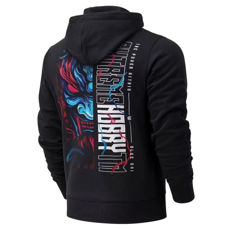 Bluza EXTREME HOBBY BLUE ONI czarna kaptur