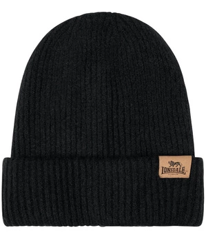 Czapka zimowa LONSDALE LONDON BRIDPORT czarna