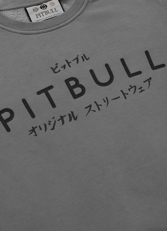 Bluza PIT BULL WASHED MT FUJI washed grey prosta