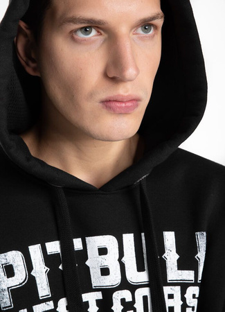 Bluza PIT BULL BLACK DOG czarna kaptur