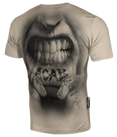 T-shirt OFENSYWA ACAB beżowy