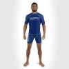 Short sleeve rashguard EXTREME HOBBY TRACE niebieski