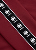 Komplet dresowy PIT BULL Tricot Terry TAPE NUGGET bordowy rozpinany