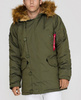 Kurtka parka ALPHA INDUSTRIES EXPLORER ciemnozielona (dark green) 193128 257