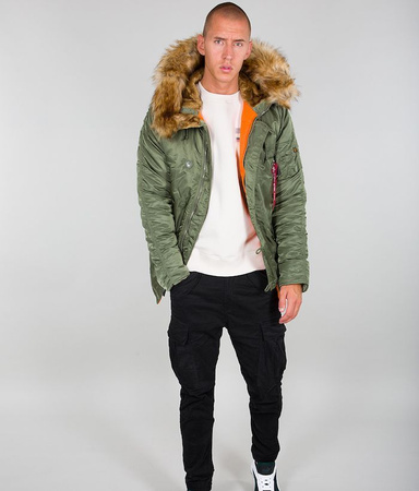 Kurtka ALPHA INDUSTRIES N3B VF 59 oliwkowa (sage green) 103141 01