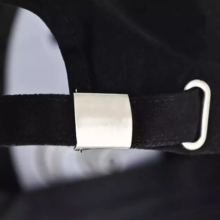 Czapka z daszkiem PRETORIAN PS BLACK czarno - czarna