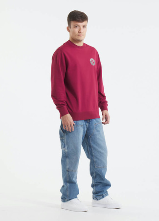 Bluza PIT BULL Tricot Terry SAN DIEGO CA bordowa prosta