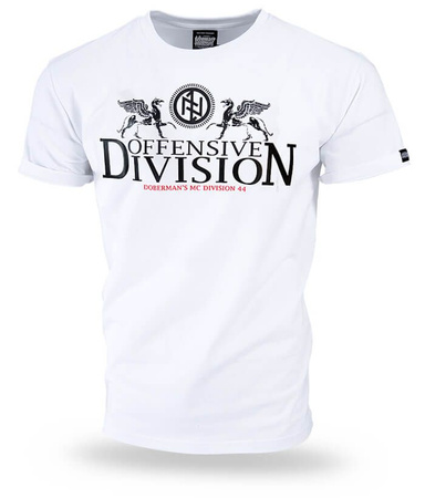 T-shirt DOBERMANS GRIFFINS DIVISION TS233 biały